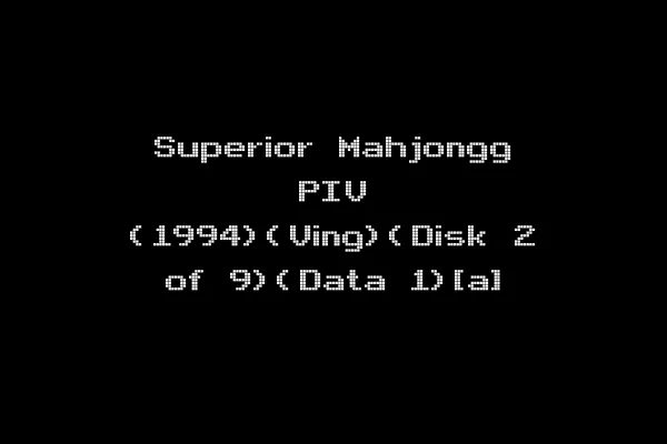 Superior Mahjongg PIV (1994)(Ving)(Disk 2 of 9)(Data 1)[a]