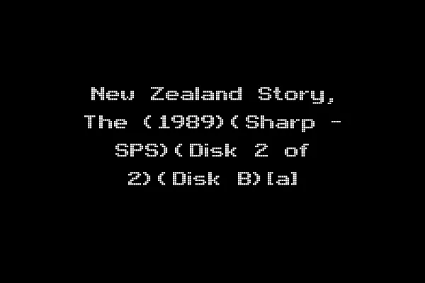 New Zealand Story, The (1989)(Sharp - SPS)(Disk 2 of 2)(Disk B)[a]
