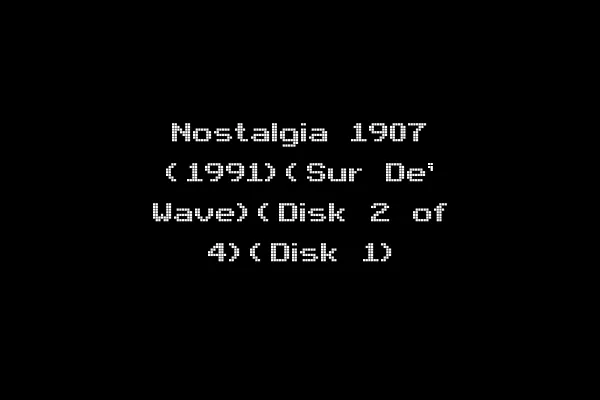 Nostalgia 1907 (1991)(Sur De' Wave)(Disk 2 of 4)(Disk 1)