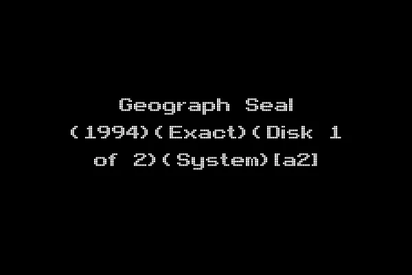Geograph Seal (1994)(Exact)(Disk 1 of 2)(System)[a2]