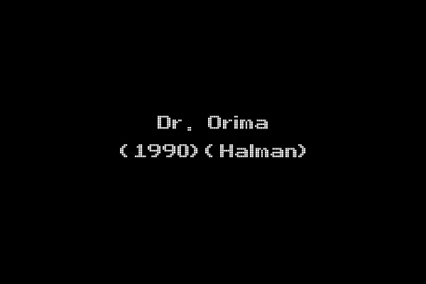 Dr. Orima (1990)(Halman)