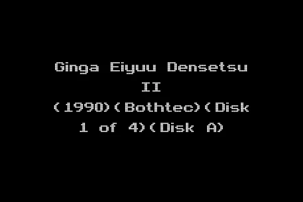 Ginga Eiyuu Densetsu II (1990)(Bothtec)(Disk 1 of 4)(Disk A)