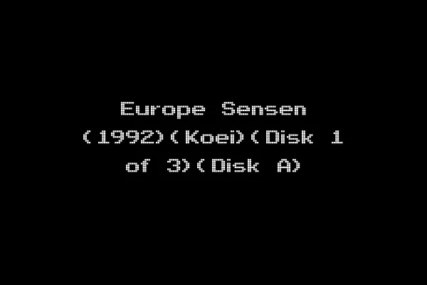 Europe Sensen (1992)(Koei)(Disk 1 of 3)(Disk A)
