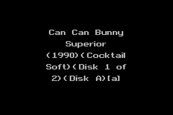 Can Can Bunny Superior (1990)(Cocktail Soft)(Disk 1 of 2)(Disk A)[a]