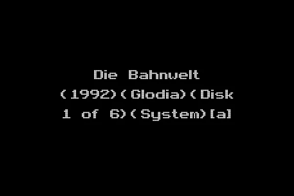 Die Bahnwelt (1992)(Glodia)(Disk 1 of 6)(System)[a]