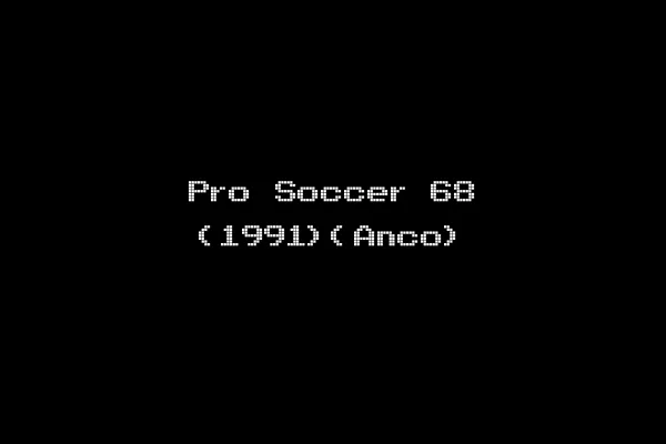 Pro Soccer 68 (1991)(Anco)