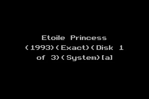 Etoile Princess (1993)(Exact)(Disk 1 of 3)(System)[a]