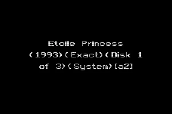 Etoile Princess (1993)(Exact)(Disk 1 of 3)(System)[a2]