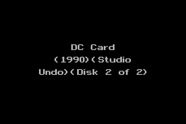DC Card (1990)(Studio Undo)(Disk 2 of 2)
