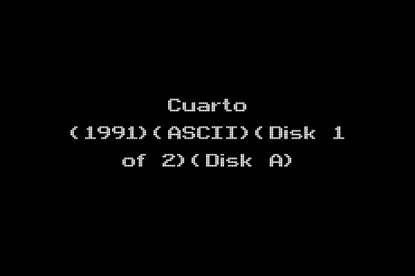 Cuarto (1991)(ASCII)(Disk 1 of 2)(Disk A)