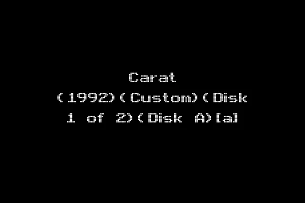 Carat (1992)(Custom)(Disk 1 of 2)(Disk A)[a]