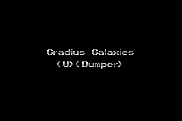 Gradius Galaxies (U)(Dumper)