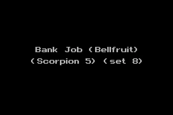 Bank Job (Bellfruit) (Scorpion 5) (set 8)