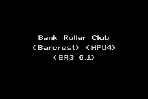 Bank Roller Club (Barcrest) (MPU4) (BR3 0.1)