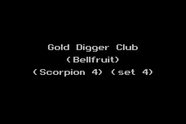 Gold Digger Club (Bellfruit) (Scorpion 4) (set 4)