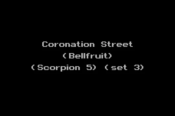 Coronation Street (Bellfruit) (Scorpion 5) (set 3)