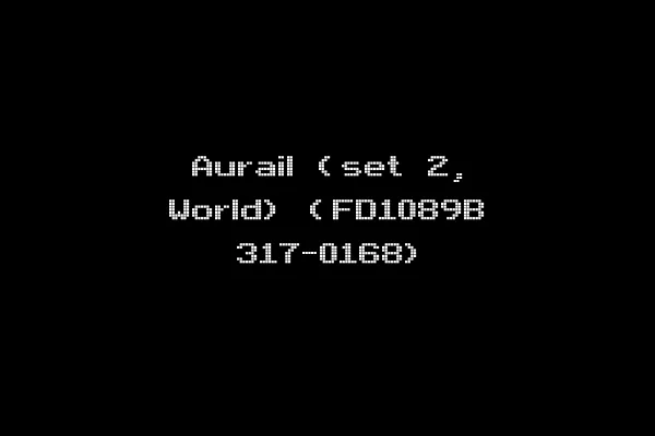 Aurail (set 2, World) (FD1089B 317-0168)