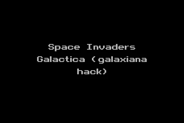 Space Invaders Galactica (galaxiana hack)