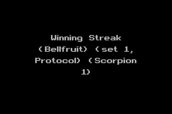 Winning Streak (Bellfruit) (set 1, Protocol) (Scorpion 1)