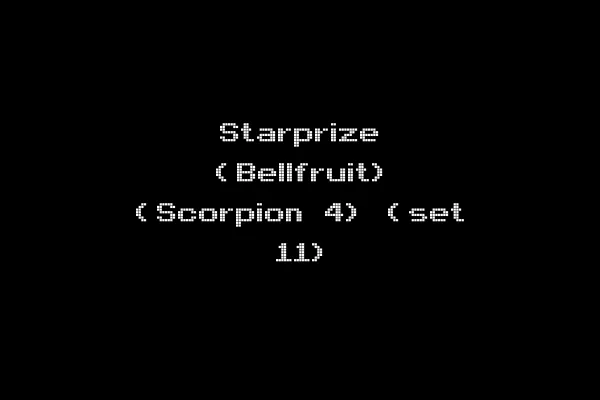 Starprize (Bellfruit) (Scorpion 4) (set 11)
