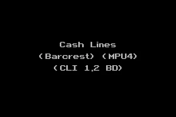Cash Lines (Barcrest) (MPU4) (CLI 1.2 BD)
