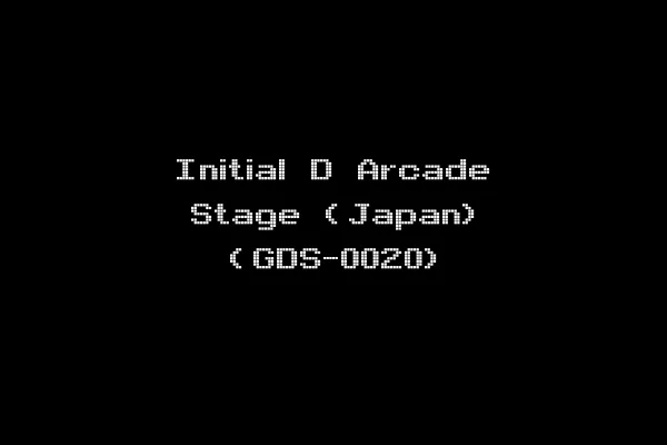 Initial D Arcade Stage (Japan) (GDS-0020)