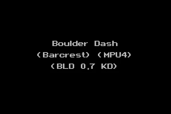 Boulder Dash (Barcrest) (MPU4) (BLD 0.7 KD)