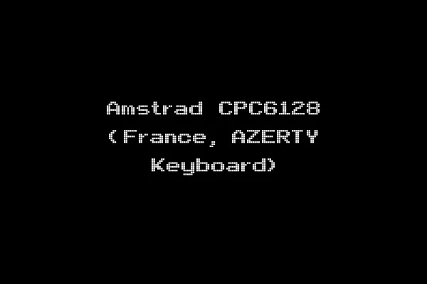 Amstrad CPC6128 (France, AZERTY Keyboard)