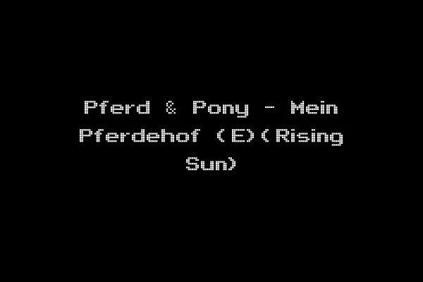 Pferd & Pony - Mein Pferdehof (E)(Rising Sun)