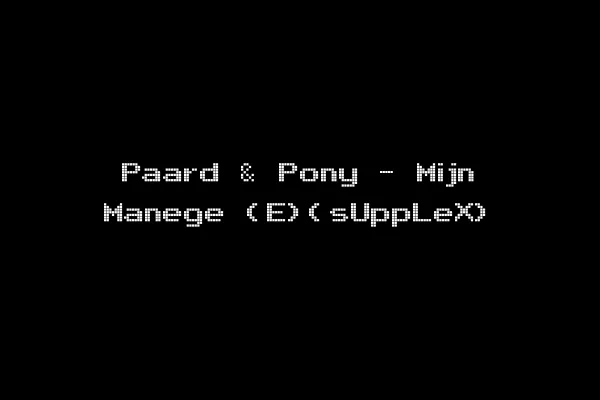 Paard & Pony - Mijn Manege (E)(sUppLeX)