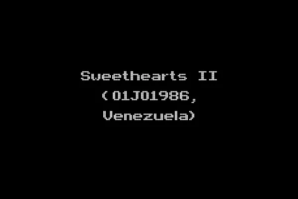 Sweethearts II (01J01986, Venezuela)