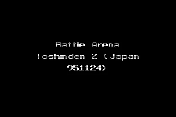 Battle Arena Toshinden 2 (Japan 951124)