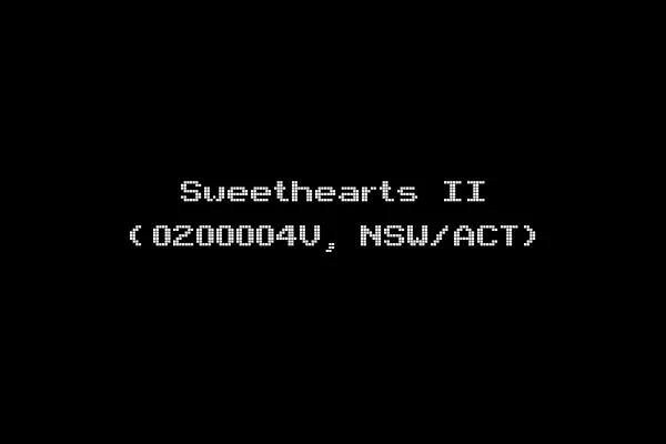 Sweethearts II (0200004V, NSW/ACT)