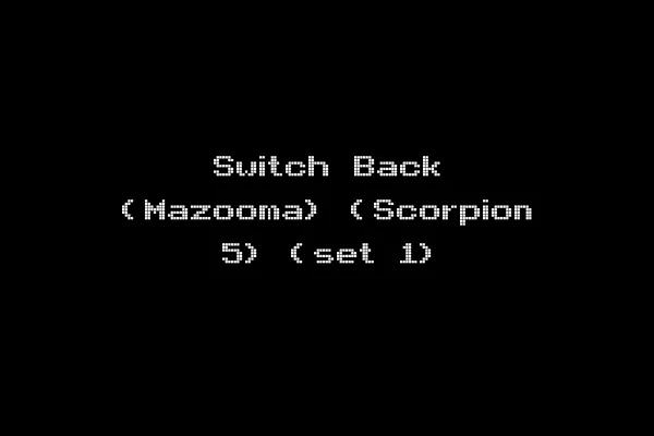 Switch Back (Mazooma) (Scorpion 5) (set 1)