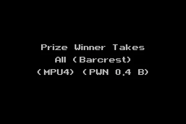 Prize Winner Takes All (Barcrest) (MPU4) (PWN 0.4 B)