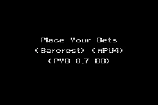 Place Your Bets (Barcrest) (MPU4) (PYB 0.7 BD)