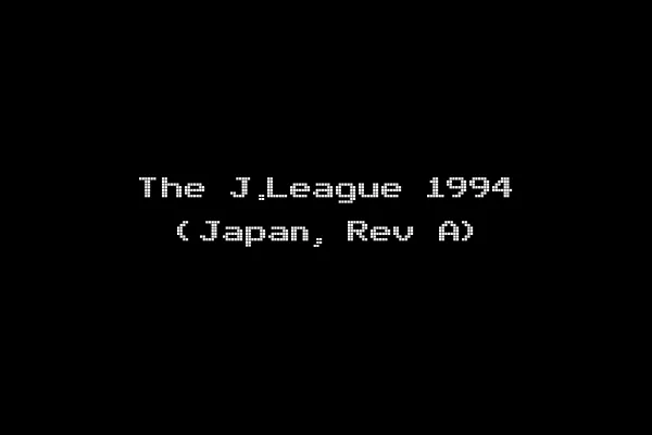 The J.League 1994 (Japan, Rev A)