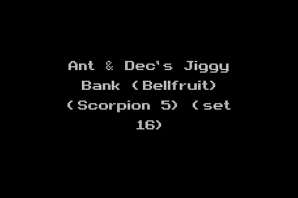 Ant & Dec's Jiggy Bank (Bellfruit) (Scorpion 5) (set 16)