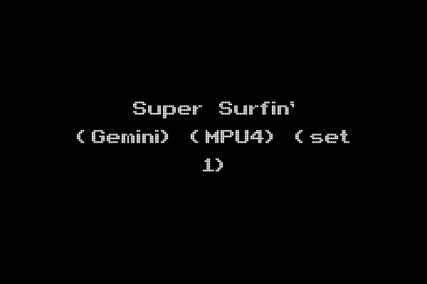 Super Surfin' (Gemini) (MPU4) (set 1)