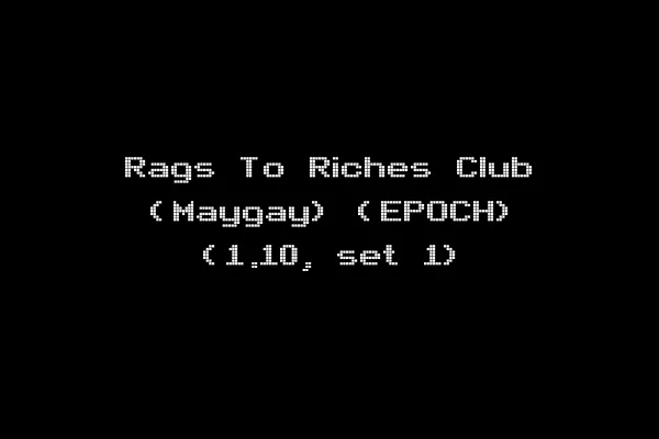 Rags To Riches Club (Maygay) (EPOCH) (1.10, set 1)