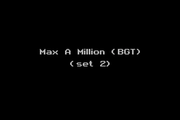 Max A Million (BGT) (set 2)