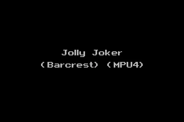 Jolly Joker (Barcrest) (MPU4)
