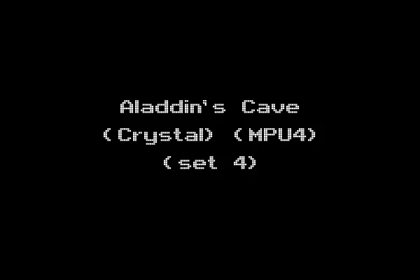 Aladdin's Cave (Crystal) (MPU4) (set 4)
