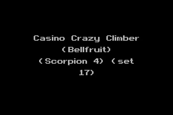Casino Crazy Climber (Bellfruit) (Scorpion 4) (set 17)