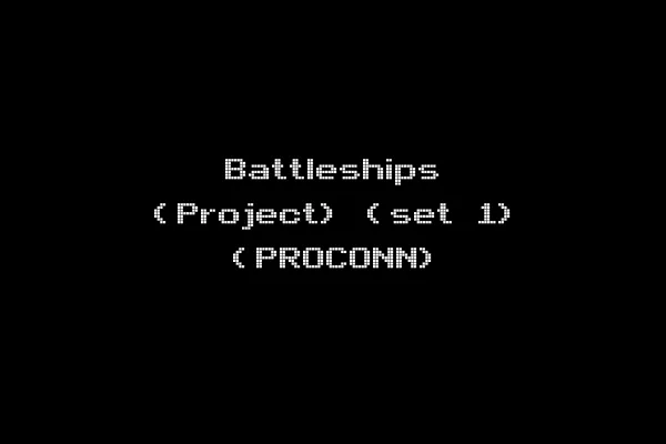Battleships (Project) (set 1) (PROCONN)