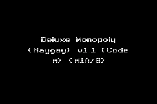 Deluxe Monopoly (Maygay) v1.1 (Code M) (M1A/B)