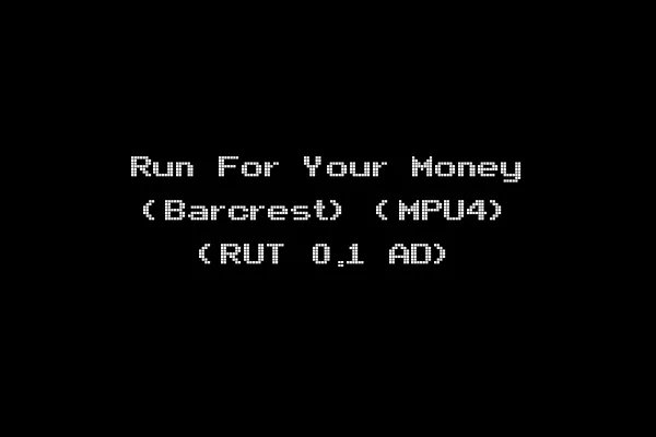 Run For Your Money (Barcrest) (MPU4) (RUT 0.1 AD)