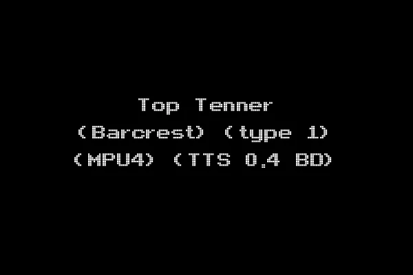 Top Tenner (Barcrest) (type 1) (MPU4) (TTS 0.4 BD)