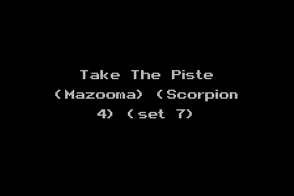 Take The Piste (Mazooma) (Scorpion 4) (set 7)