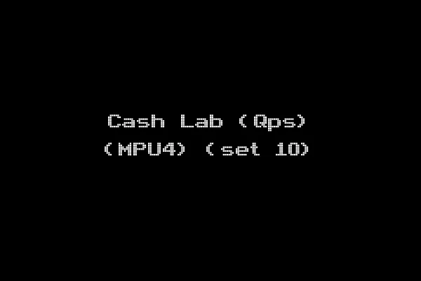 Cash Lab (Qps) (MPU4) (set 10)